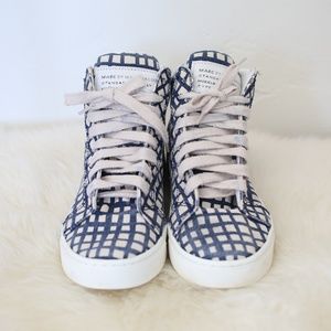 Marc By Marc Jacobs Blue and White Sneakers